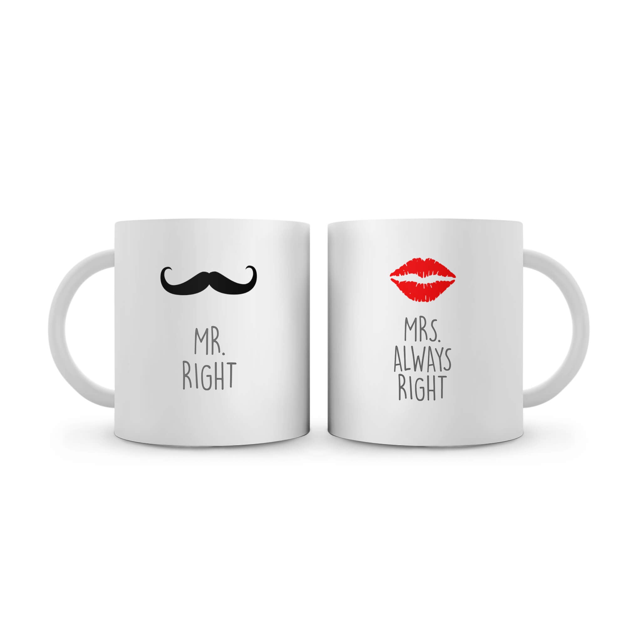 Mr and Mrs Right Mug product thumbnail