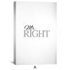 Mrs. Always Right Canvas Art Clock Canvas