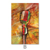 Musical Vibes Canvas Art Clock Canvas