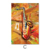 Musical Vibes Canvas Art Clock Canvas