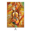 Musical Waves Canvas Art A / 40 x 50cm / Unframed Canvas Print Clock Canvas