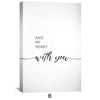 My Life with You Canvas Art Clock Canvas