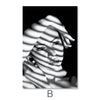 Mystery Woman Canvas Art B / 40 x 50cm / No Board - Canvas Print Only Clock Canvas