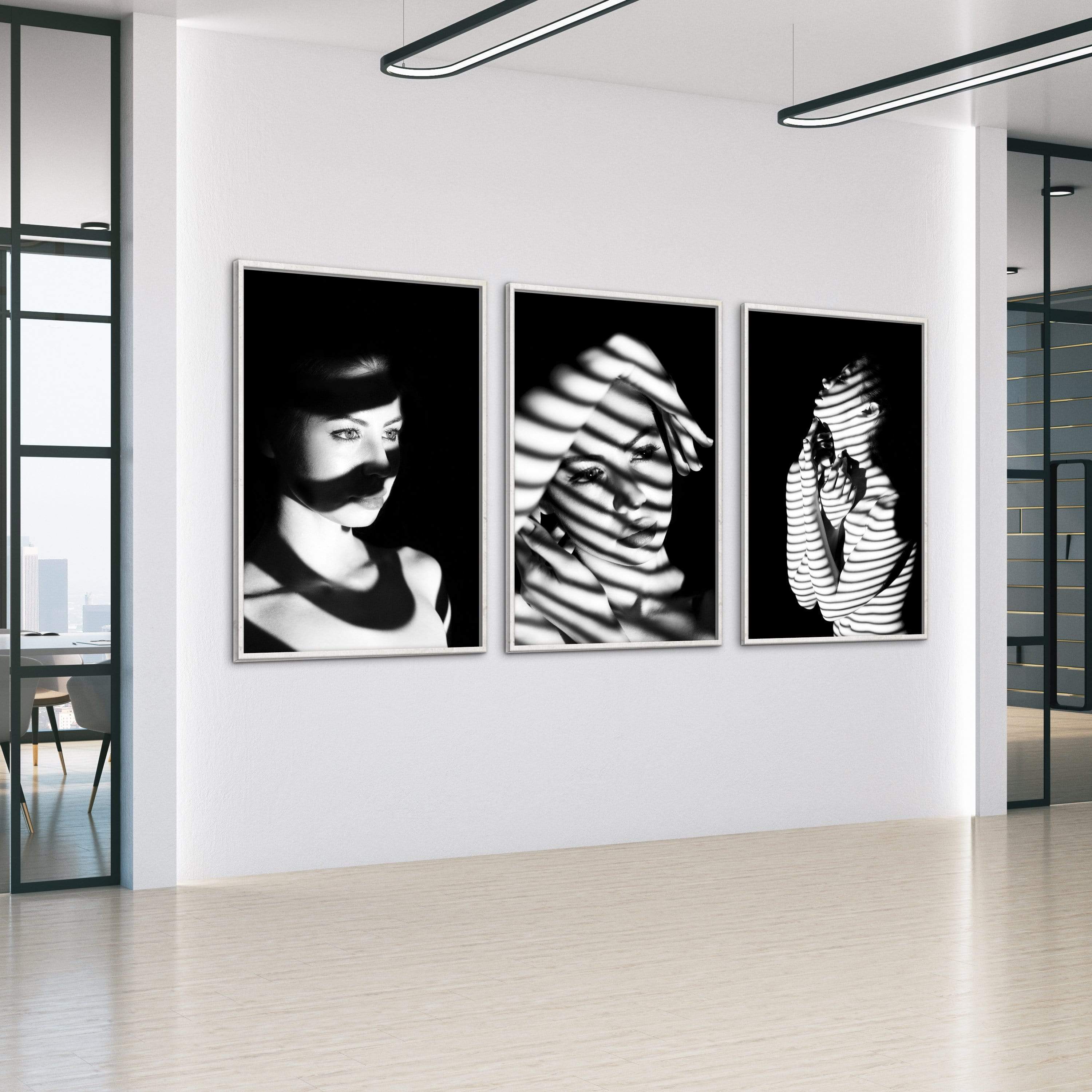 Mystery Woman Canvas Art Clock Canvas