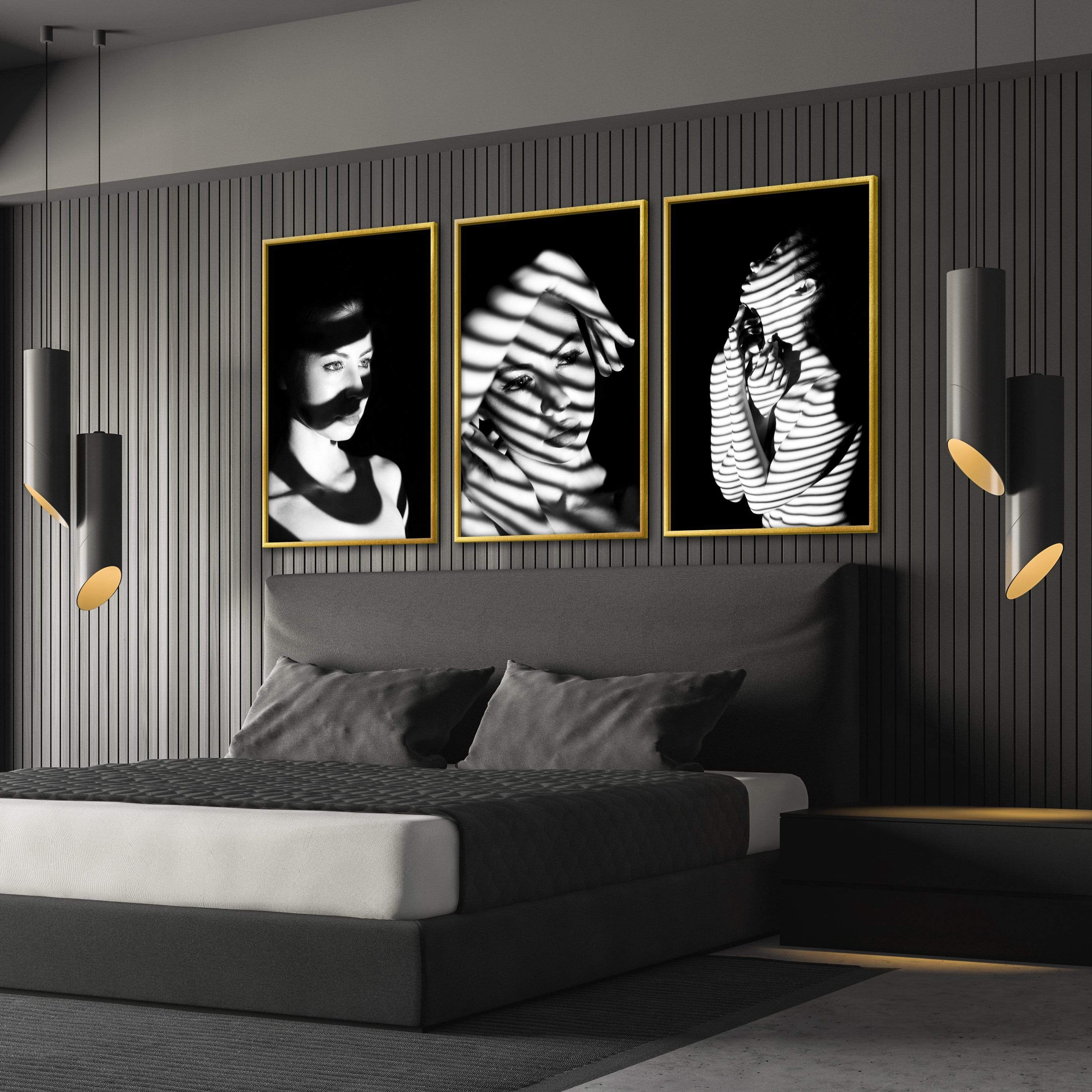 Mystery Woman Canvas Art Clock Canvas