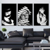 Mystery Woman Canvas Art Clock Canvas