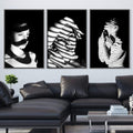 Mystery Woman Canvas Art Clock Canvas
