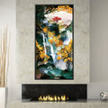 Mystic Flows Canvas Art Clock Canvas