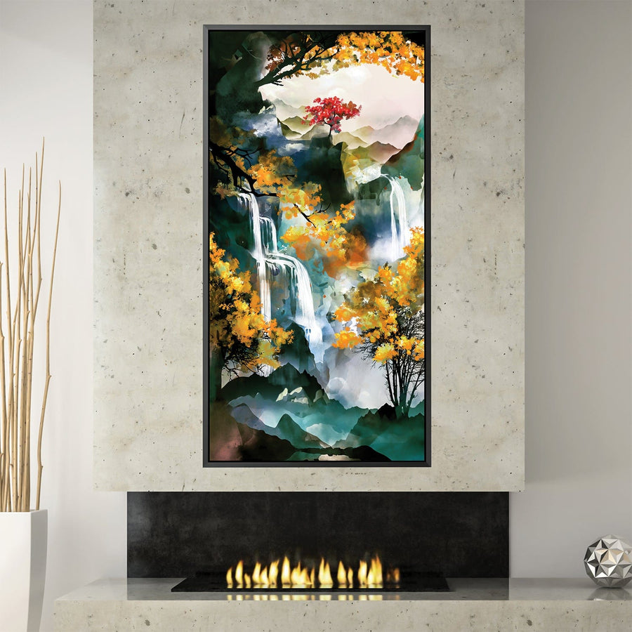 Mystic Flows Canvas Art Clock Canvas