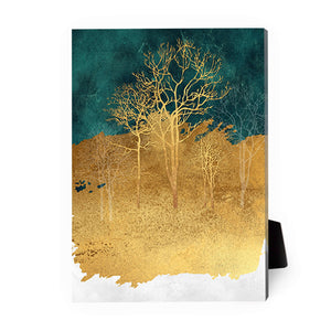 Mystical Forest B Desktop Canvas Desktop Canvas 13 x 18cm Clock Canvas