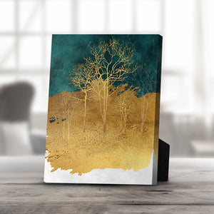 Mystical Forest B Desktop Canvas Desktop Canvas 20 x 25cm Clock Canvas