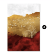 Mystical Forest Canvas Art A / 40 x 50cm / No Board - Canvas Print Only Clock Canvas