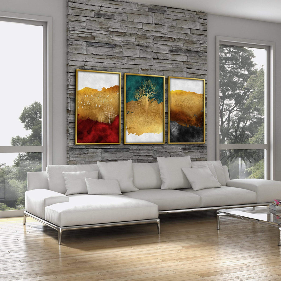 Mystical Forest Canvas Art Clock Canvas