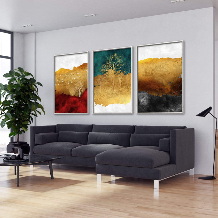 Mystical Forest Canvas Art Clock Canvas