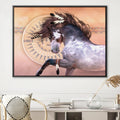Native Spirit Canvas Art Clock Canvas