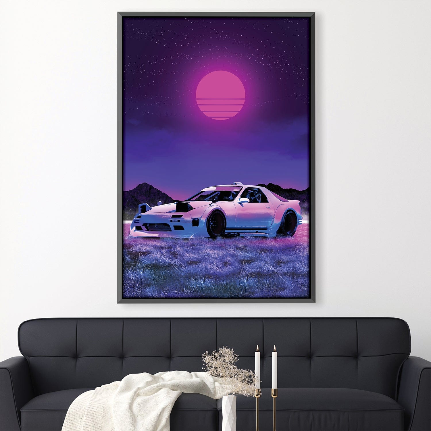 Neon Moon Racer Canvas product thumbnail