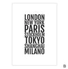 New York City Canvas Art B / 40 x 50cm / No Board - Canvas Print Only Clock Canvas