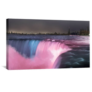 Niagara Falls Canvas Art Clock Canvas