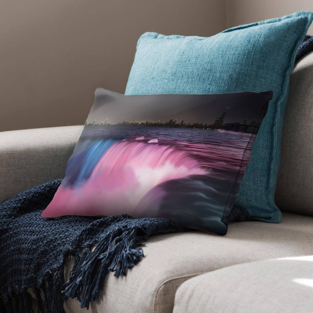 Niagara Falls Cushion Cushion Cushion Landscape Clock Canvas