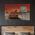 No Speed Limits Canvas Art Clock Canvas
