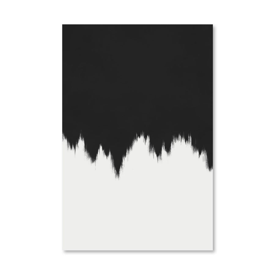Noir Blanc Canvas Art Clock Canvas