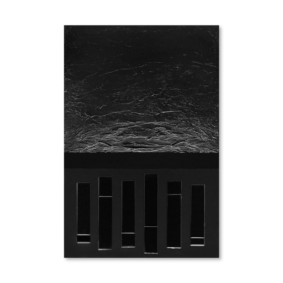 Noir Canvas Art Clock Canvas