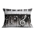 Noir Piano Cushion Cushion Cushion Landscape Clock Canvas