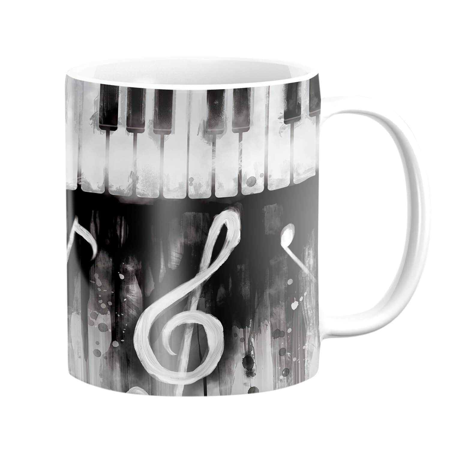 Noir Piano Mug product thumbnail