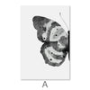 Noir Shades Butterfly Canvas Art A / 30 x 45cm / Unframed Canvas Print Clock Canvas