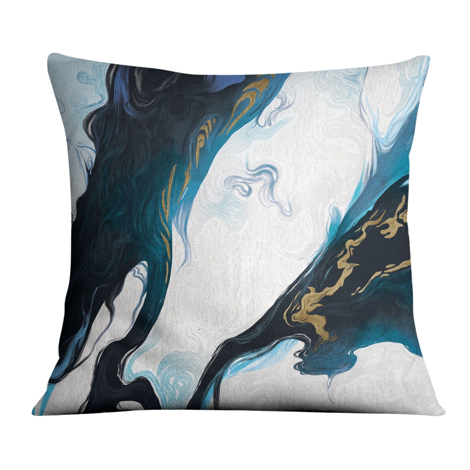 Nordic River C Cushion Cushion Cushion Square Clock Canvas