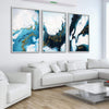 Nordic River Canvas Art Clock Canvas
