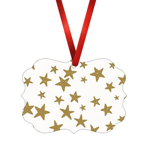 North Star Ornament Christmas Ornament Victorian 10.8 x 8cm Clock Canvas