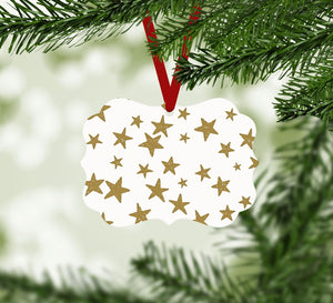 North Star Ornament Christmas Ornament Victorian 10.8 x 8cm Clock Canvas