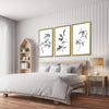 Obsidian Leaf Canvas Art Clock Canvas