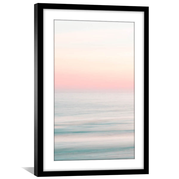 Ocean Summer Print Art 30 x 45cm / Unframed Canvas Print Clock Canvas