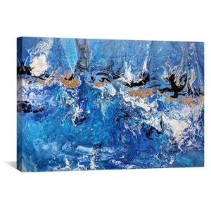 Oceanic Granite Canvas Art Clock Canvas