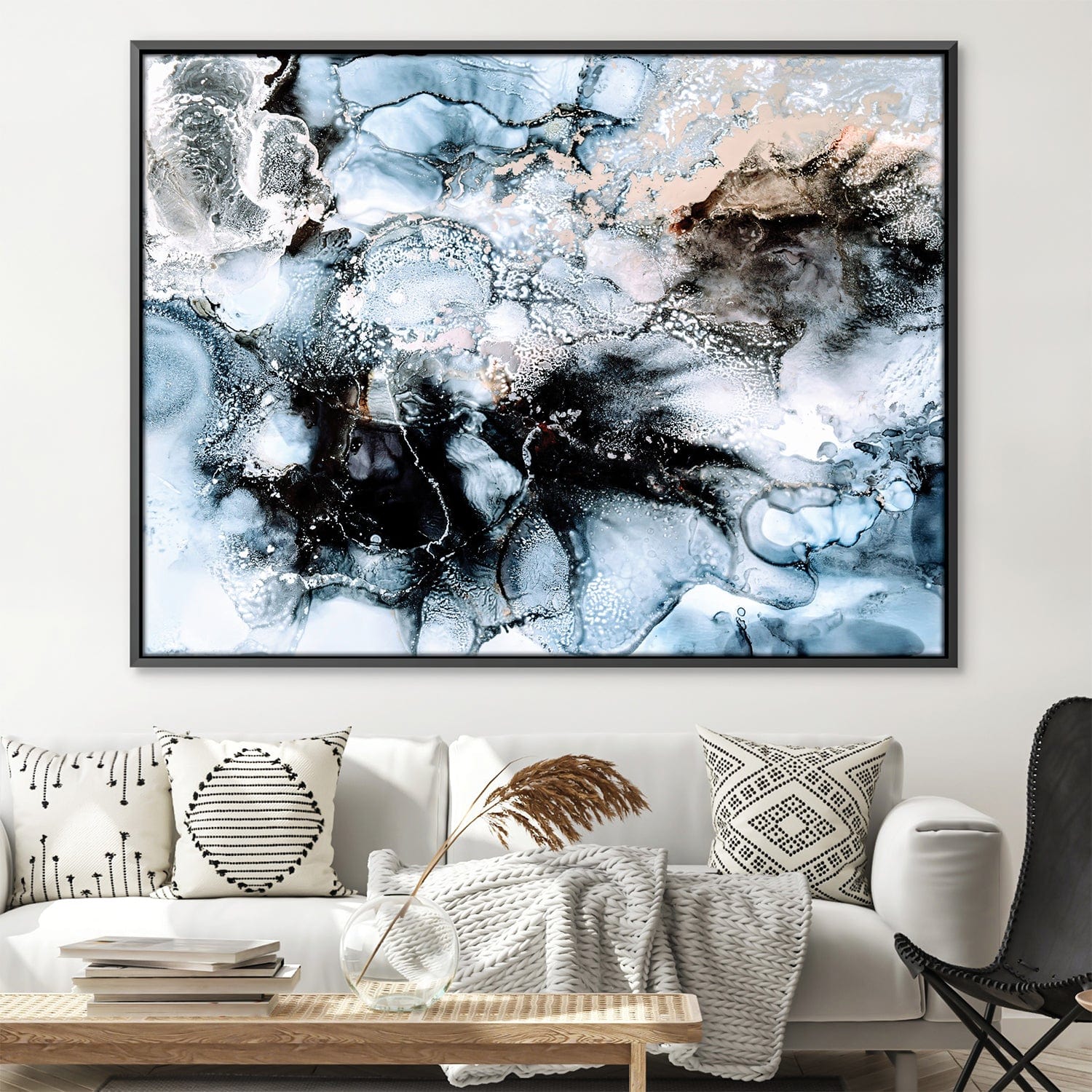 Odyssey Canvas Art 45 x 30cm / Unframed Canvas Print Clock Canvas