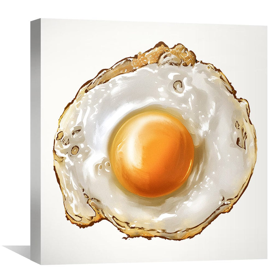 Omelette Canvas Art Clock Canvas