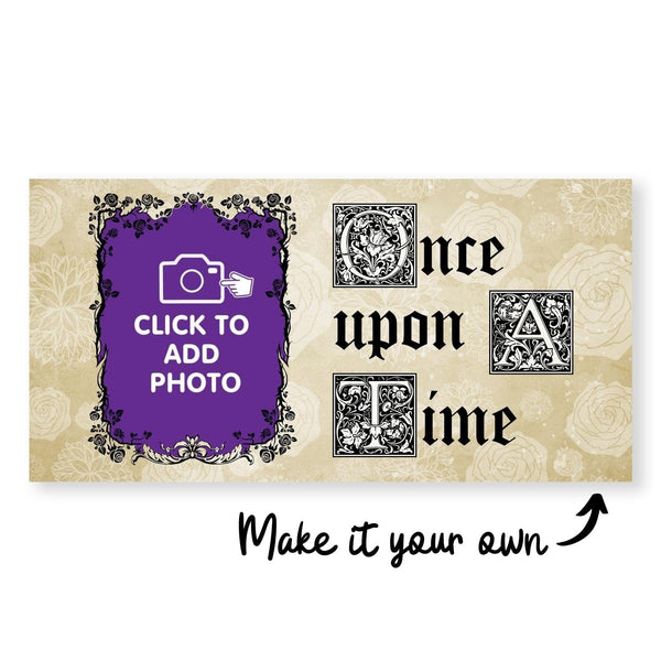 Once Upon a Time Canvas Art Clock Canvas