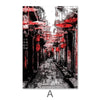 Osaka Streets Canvas Art A / 40 x 50cm / No Board - Canvas Print Only Clock Canvas