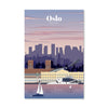 Oslo Canvas - Studio 324 Art Clock Canvas