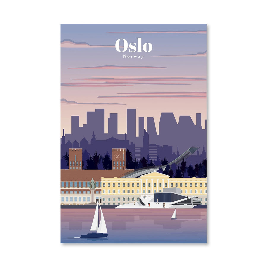 Oslo Canvas - Studio 324 Art Clock Canvas