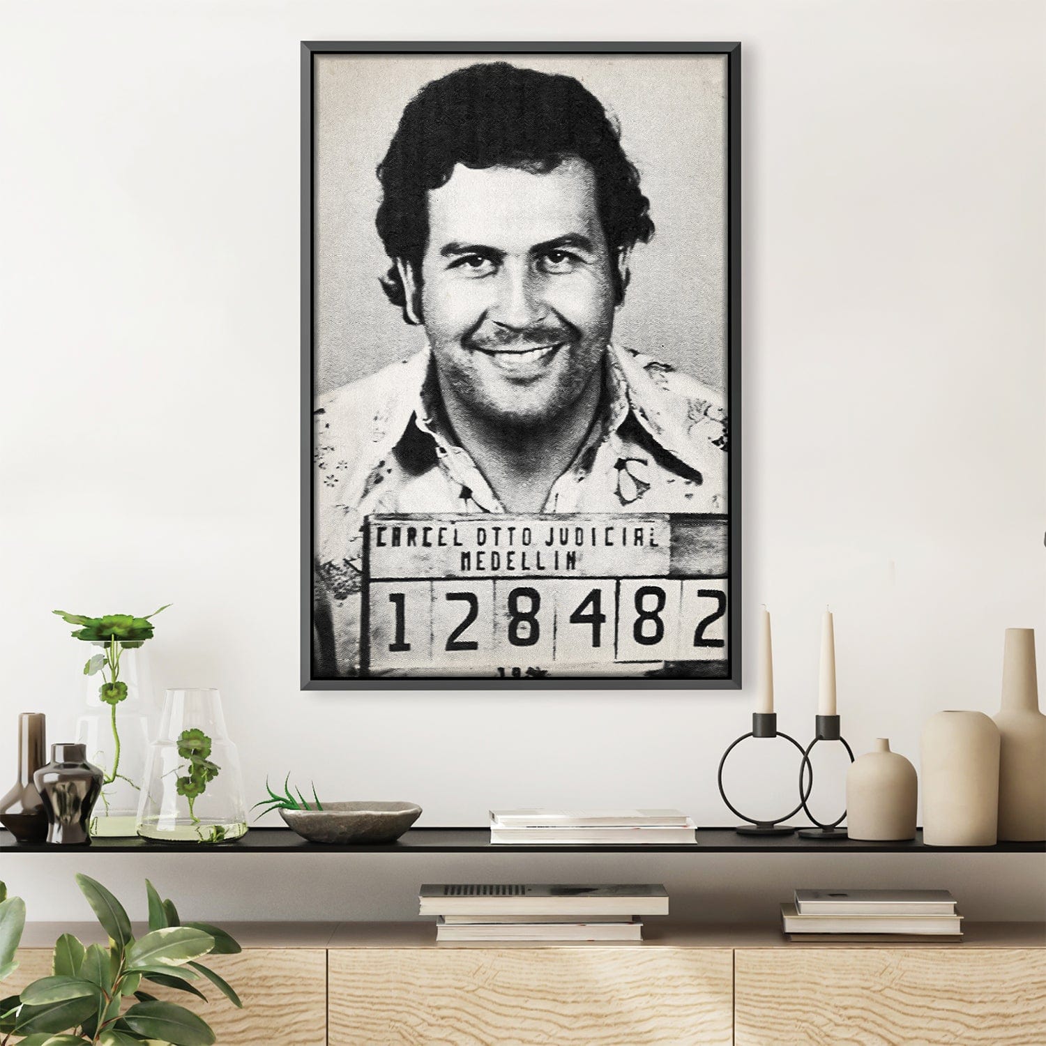 Pablo Mugshot Black Canvas product thumbnail