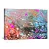 Paint Splatter Canvas Art Clock Canvas