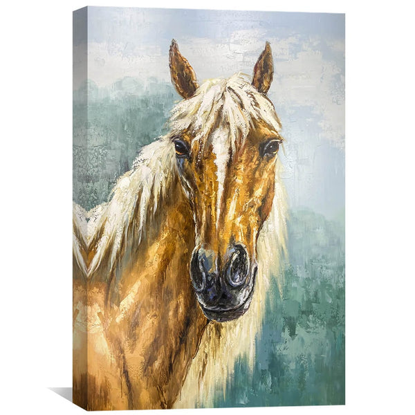 Painted Beauty Oil Painting Oil Clock Canvas