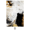Painted Bronze Canvas Art B / 40 x 50cm / Standard Gallery Wrap Clock Canvas