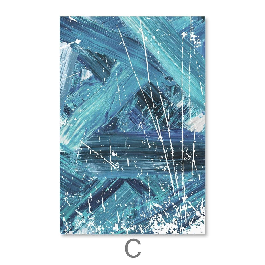 Painted Emotion Canvas Art C / 30 x 45cm / Unframed Canvas Print Clock Canvas