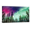Painted Northern Lights Oil Painting Oil Clock Canvas