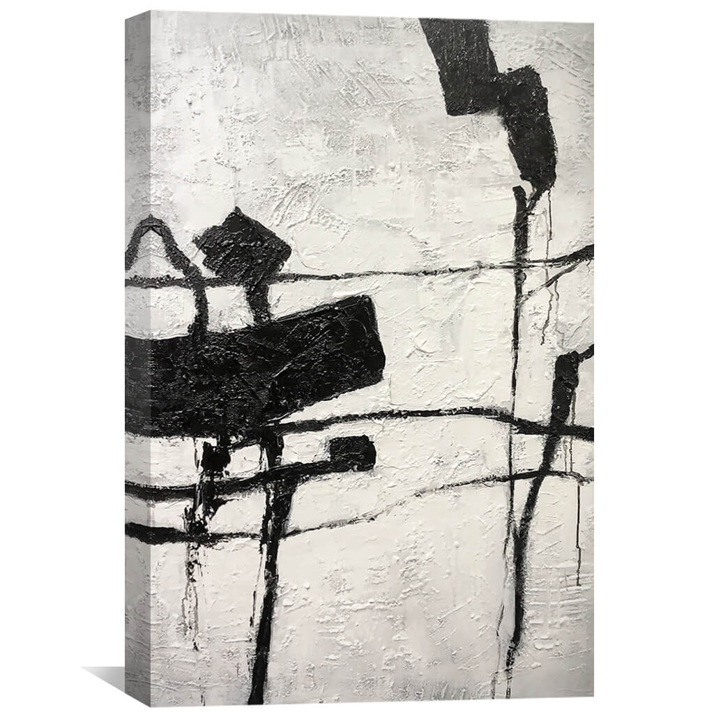 Painted Tranquility Oil Painting Oil Clock Canvas