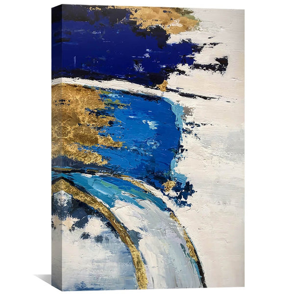Painted Unity Oil Painting Oil Clock Canvas